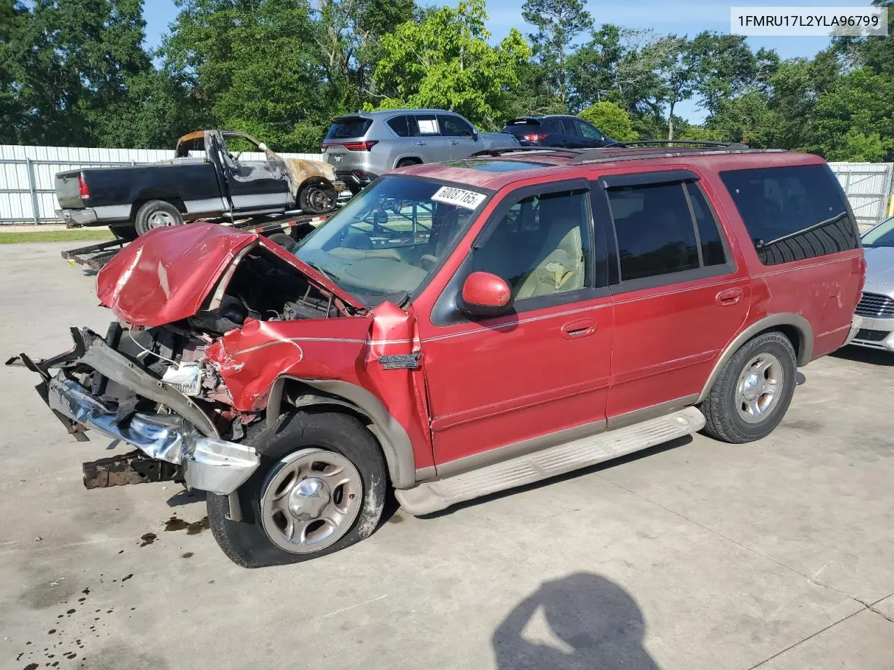 2000 Ford Expedition Eddie Bauer VIN: 1FMRU17L2YLA96799 Lot: 60087165