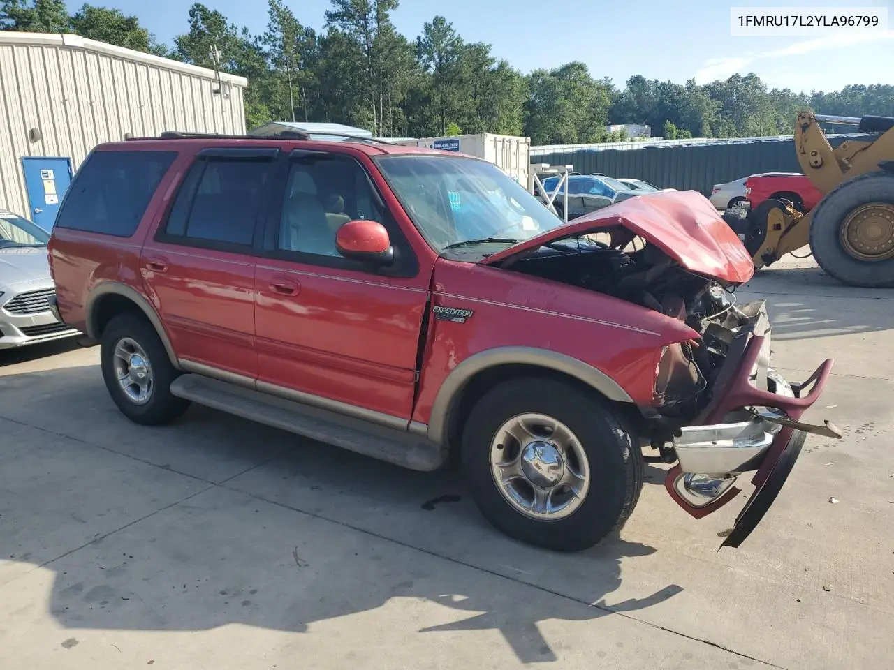 2000 Ford Expedition Eddie Bauer VIN: 1FMRU17L2YLA96799 Lot: 60087165