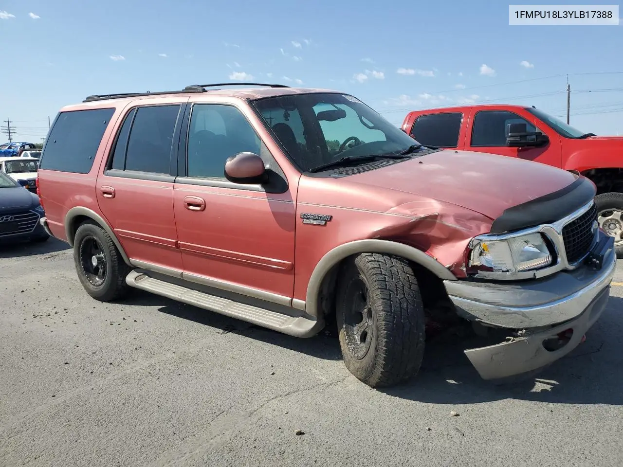 2000 Ford Expedition Eddie Bauer VIN: 1FMPU18L3YLB17388 Lot: 60262825