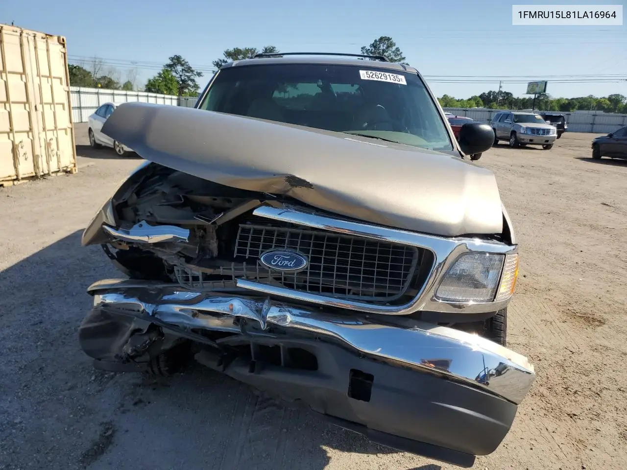 2001 Ford Expedition Xlt VIN: 1FMRU15L81LA16964 Lot: 52629135