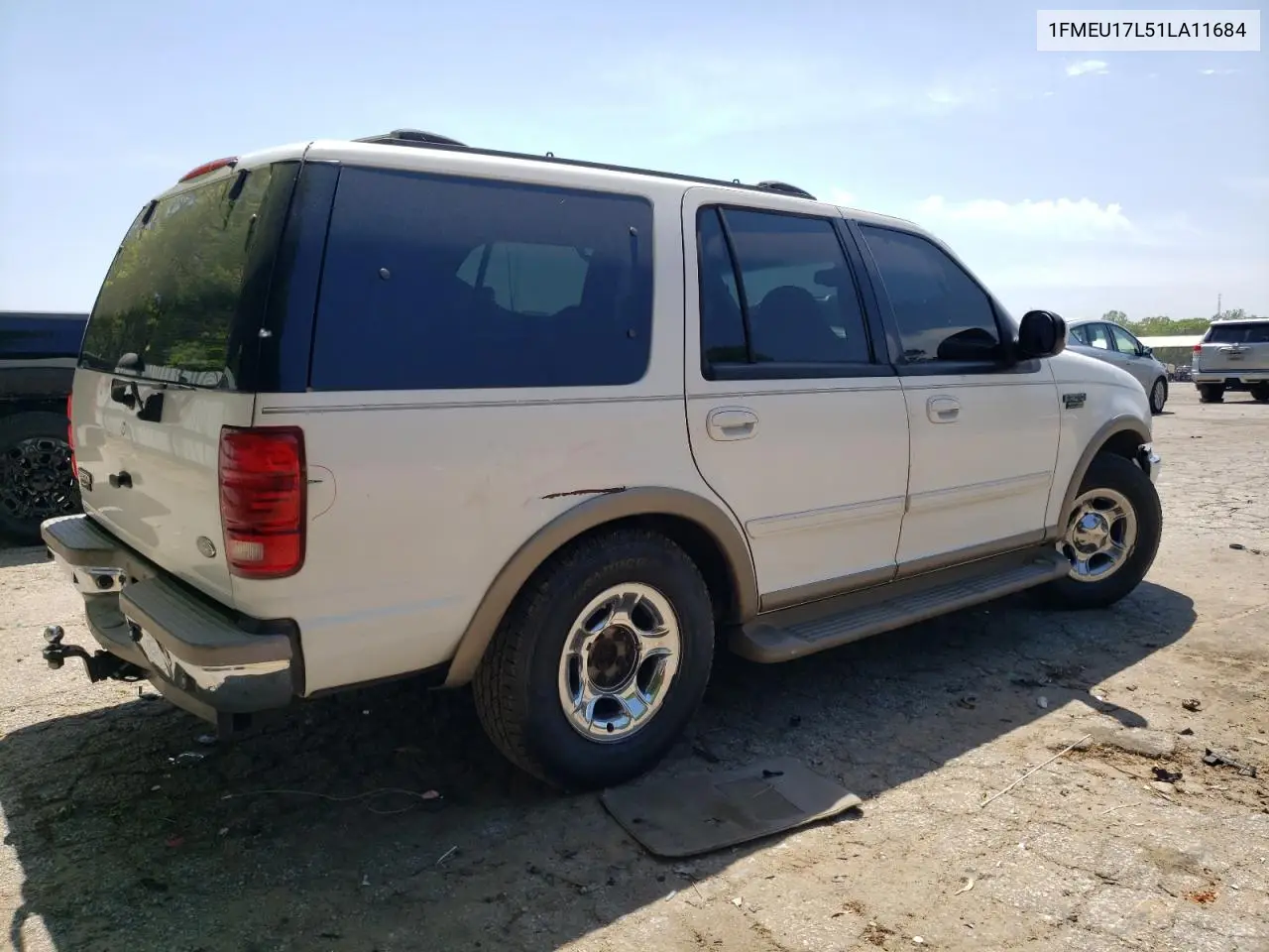 2001 Ford Expedition Eddie Bauer VIN: 1FMEU17L51LA11684 Lot: 53034785