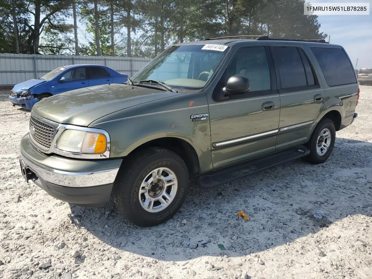 2001 Ford Expedition Xlt VIN: 1FMRU15W51LB78285 Lot: 54914745