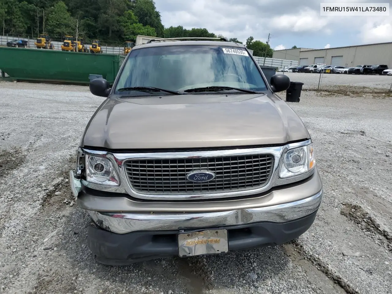 2001 Ford Expedition Xlt VIN: 1FMRU15W41LA73480 Lot: 56740535
