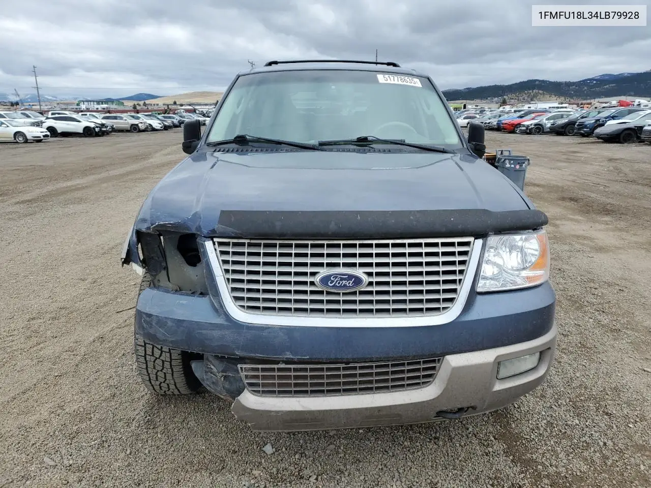 2004 Ford Expedition Eddie Bauer VIN: 1FMFU18L34LB79928 Lot: 51778635