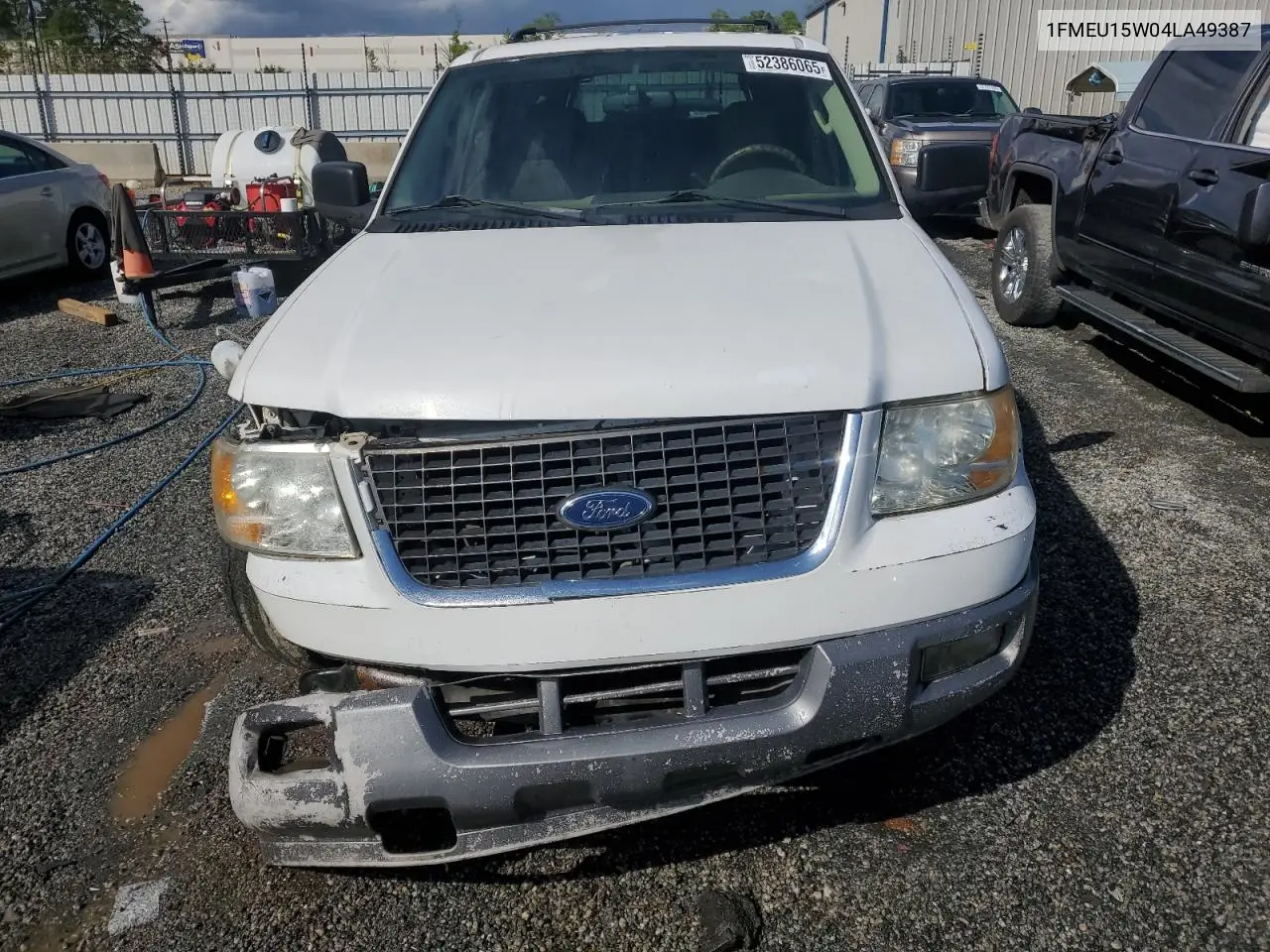 2004 Ford Expedition Xlt VIN: 1FMEU15W04LA49387 Lot: 52386065