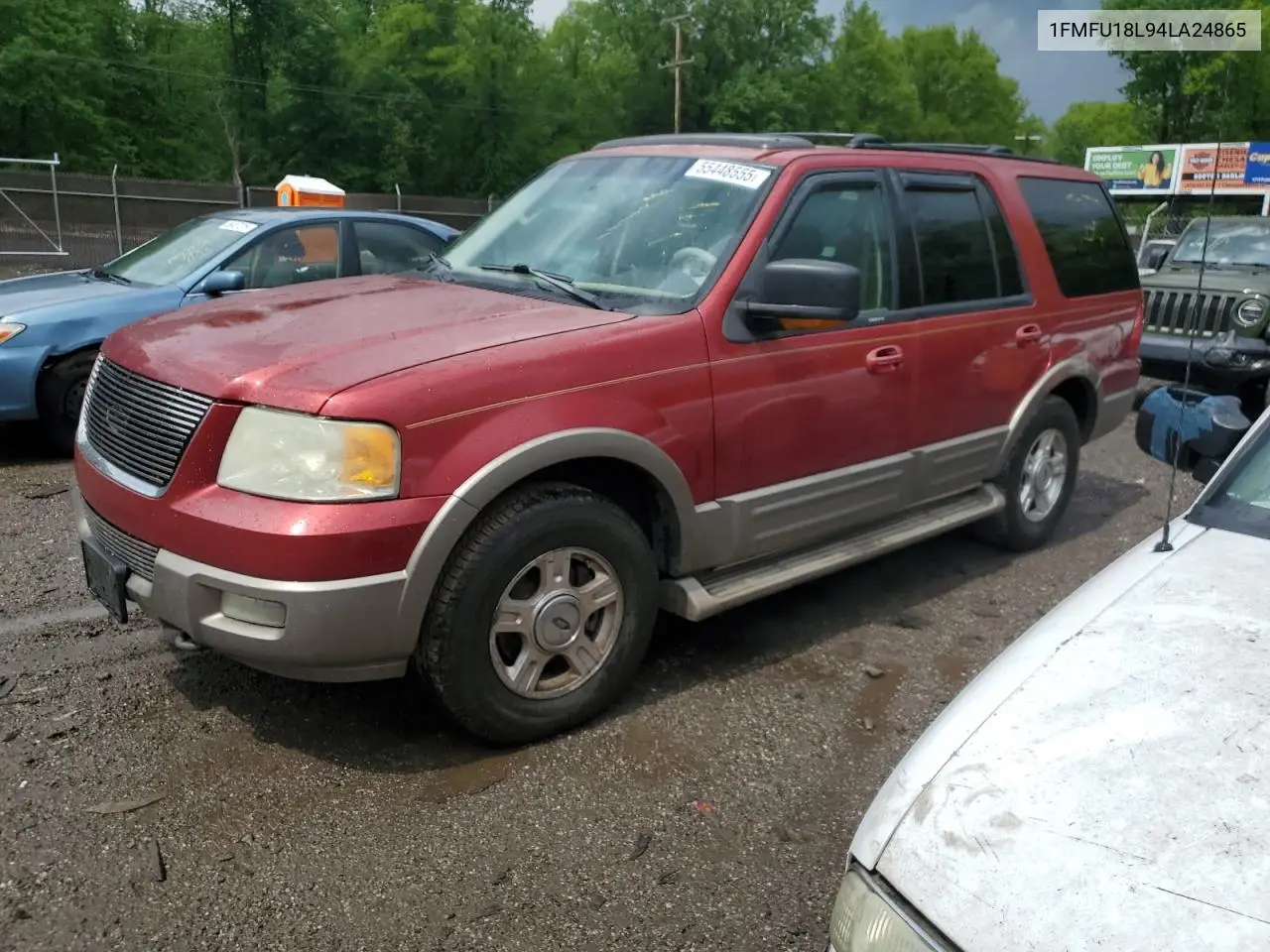 2004 Ford Expedition Eddie Bauer VIN: 1FMFU18L94LA24865 Lot: 55448555