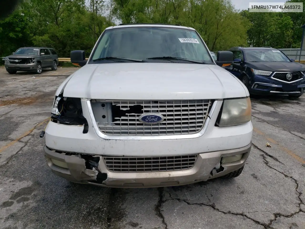 2004 Ford Expedition Eddie Bauer VIN: 1FMRU17W74LA68372 Lot: 56393515