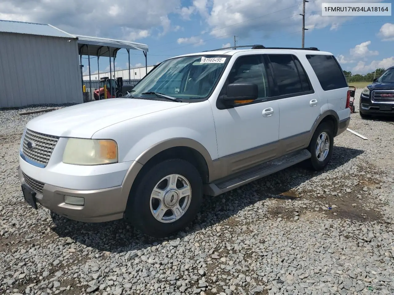 2004 Ford Expedition Eddie Bauer VIN: 1FMRU17W34LA18164 Lot: 61985495