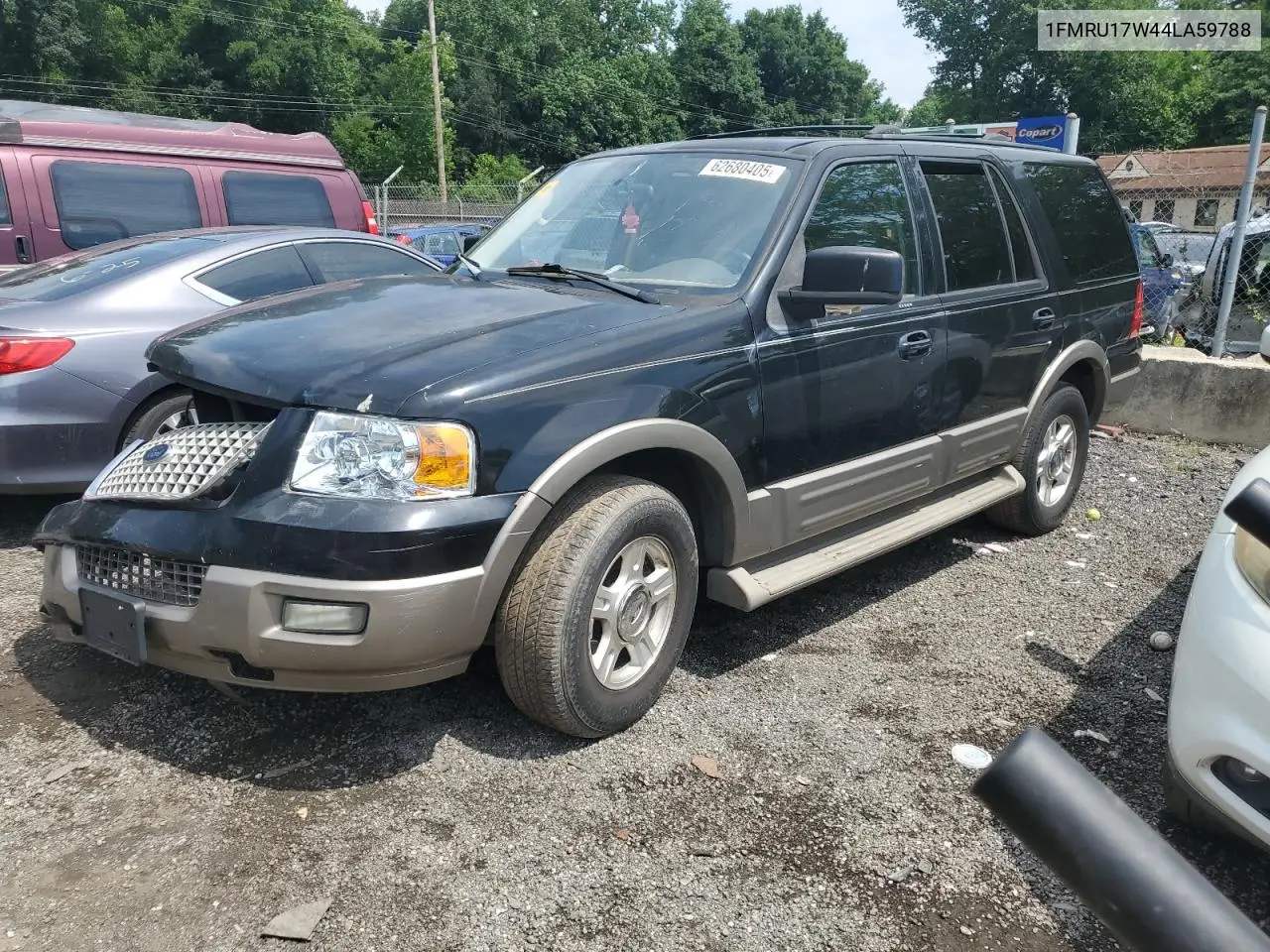 2004 Ford Expedition Eddie Bauer VIN: 1FMRU17W44LA59788 Lot: 62680405