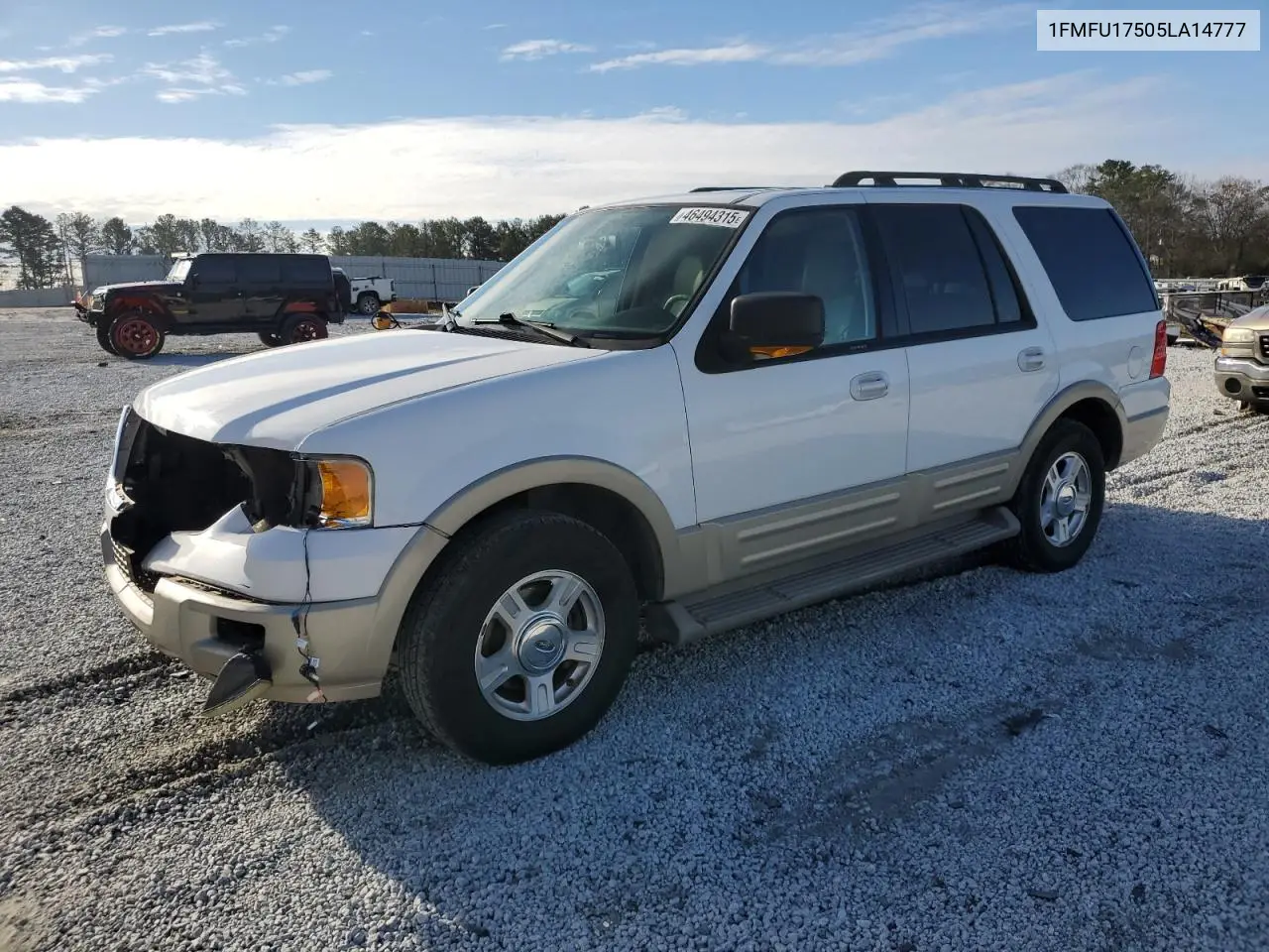 2005 Ford Expedition Eddie Bauer VIN: 1FMFU17505LA14777 Lot: 46494315