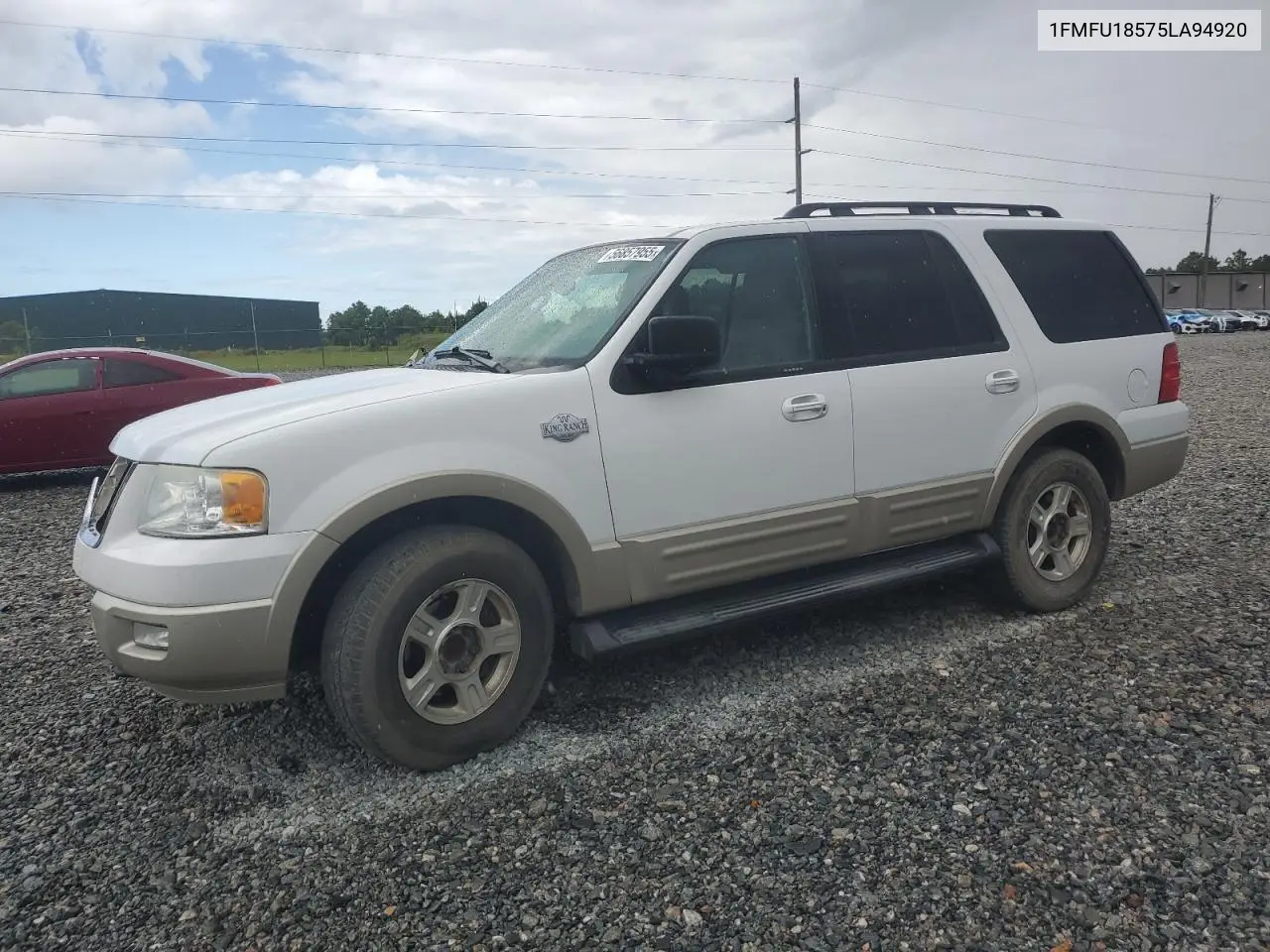 2005 Ford Expedition Eddie Bauer VIN: 1FMFU18575LA94920 Lot: 56857955