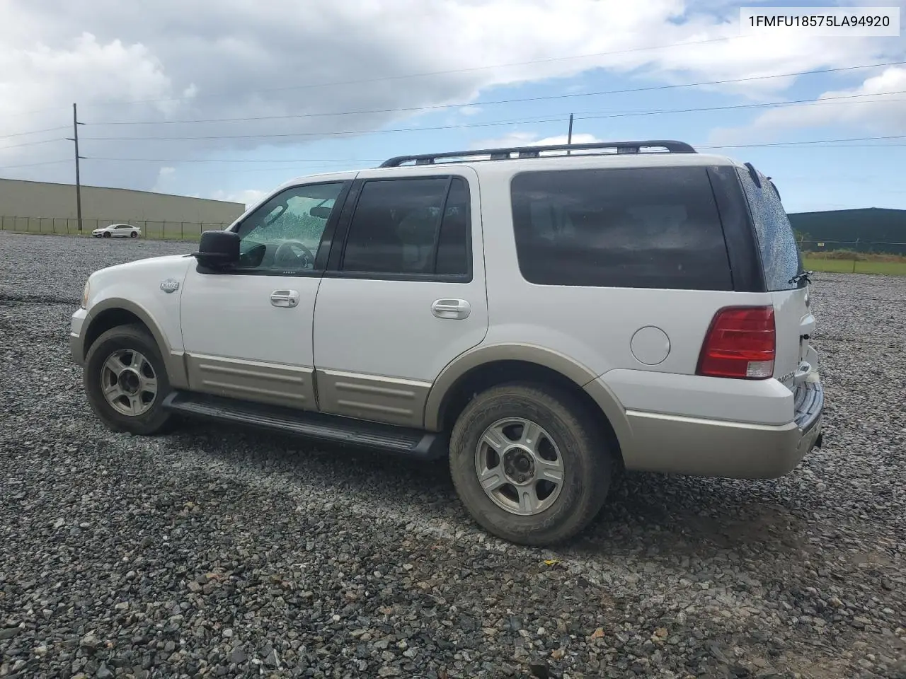 2005 Ford Expedition Eddie Bauer VIN: 1FMFU18575LA94920 Lot: 56857955