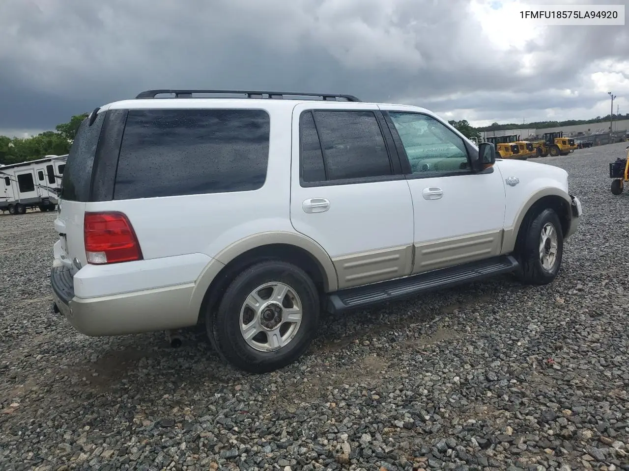 2005 Ford Expedition Eddie Bauer VIN: 1FMFU18575LA94920 Lot: 56857955