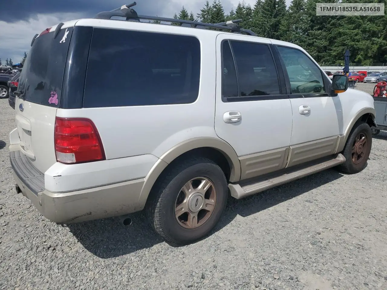 2005 Ford Expedition Eddie Bauer VIN: 1FMFU18535LA51658 Lot: 61268125