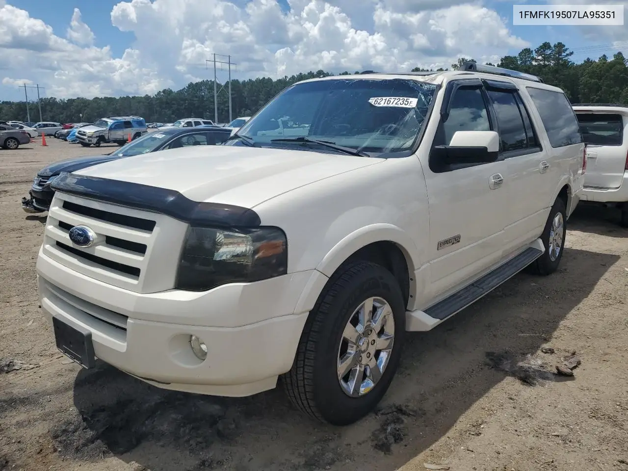2007 Ford Expedition El Limited VIN: 1FMFK19507LA95351 Lot: 62167235