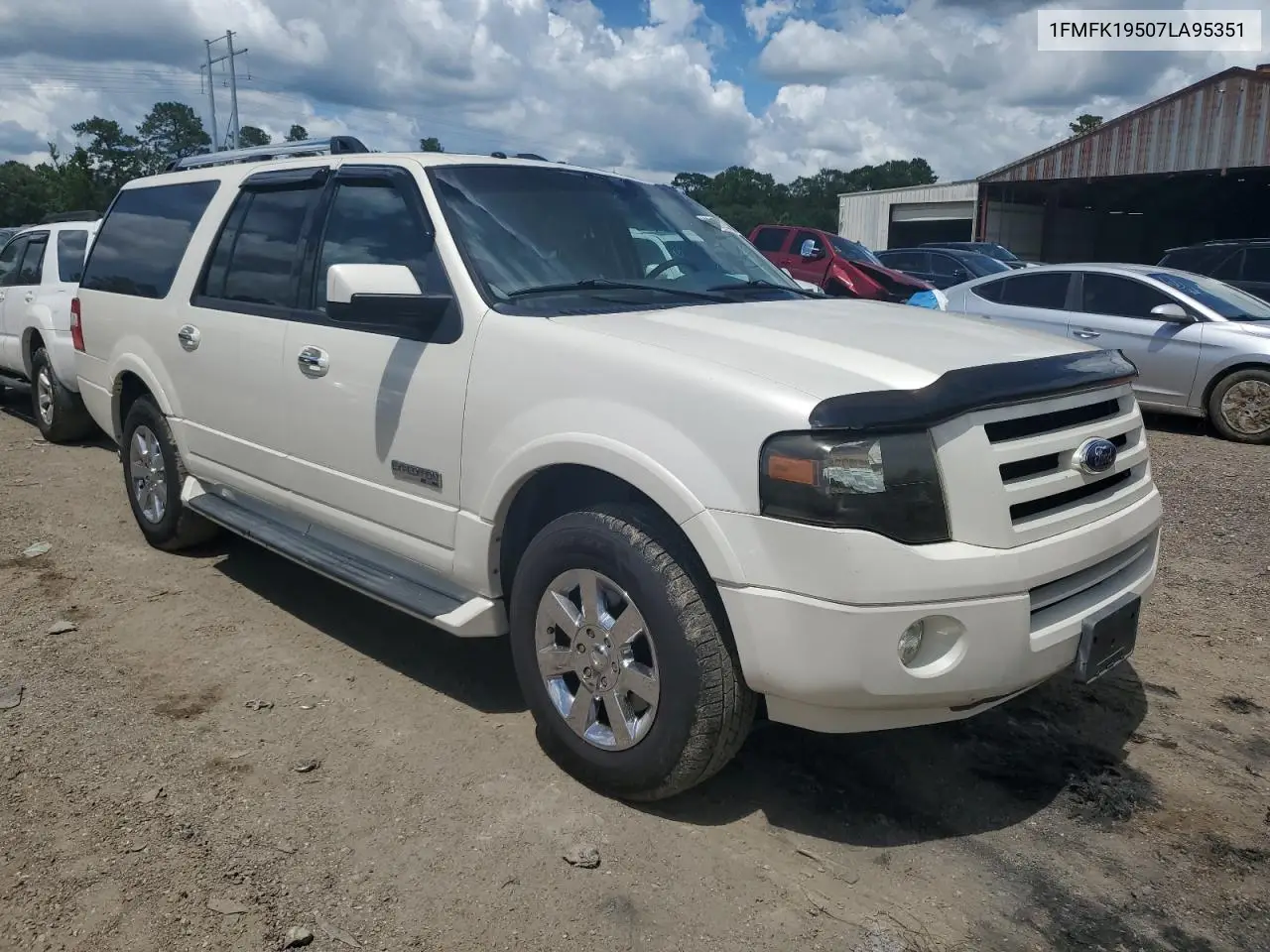2007 Ford Expedition El Limited VIN: 1FMFK19507LA95351 Lot: 62167235
