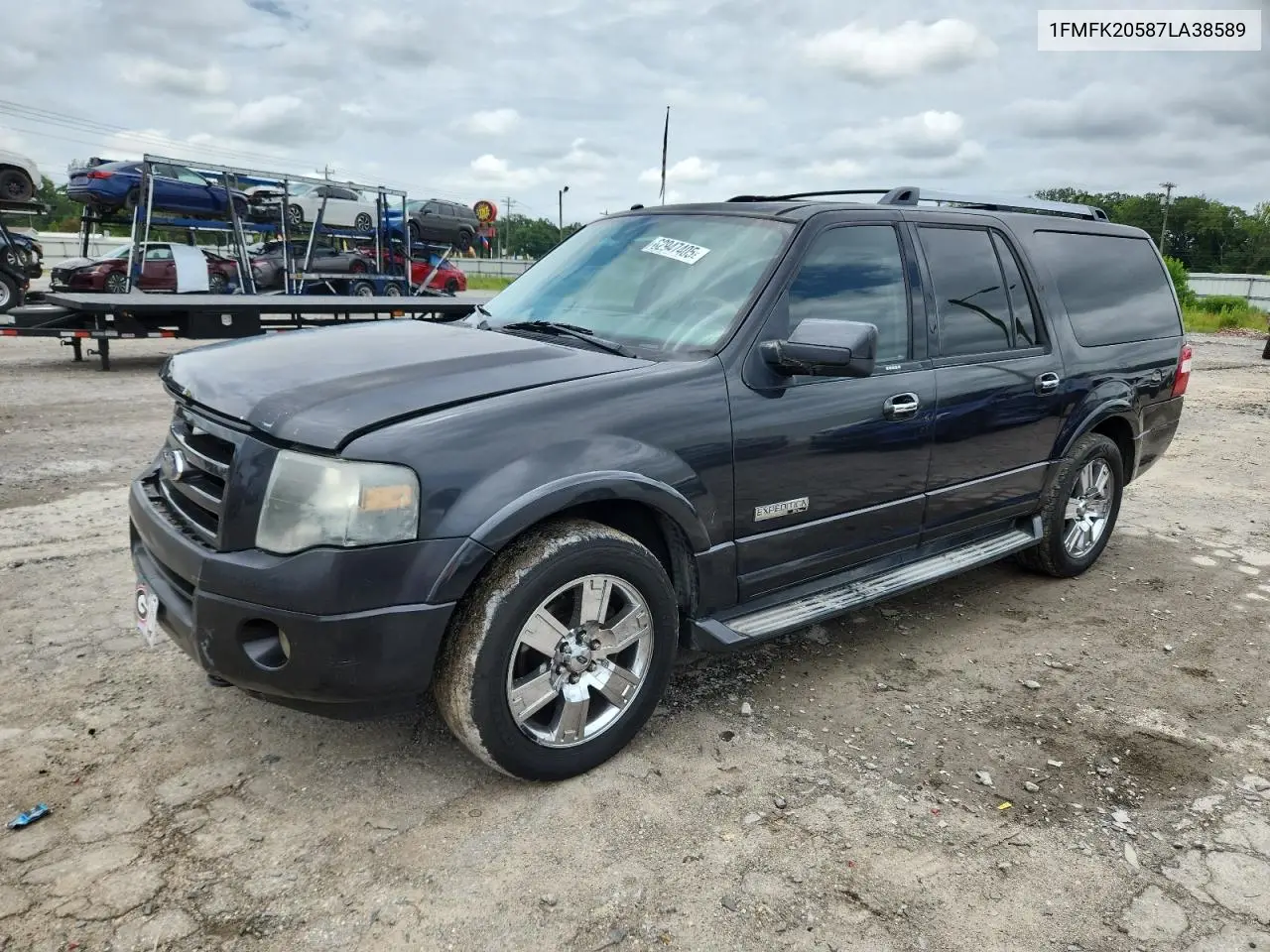 2007 Ford Expedition El Limited VIN: 1FMFK20587LA38589 Lot: 62947405