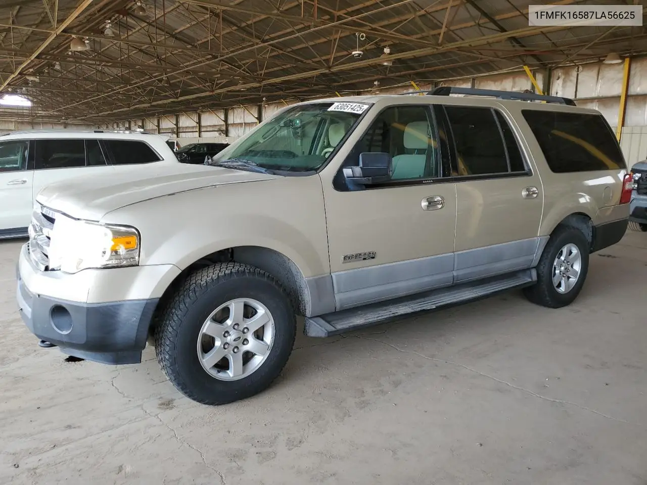 2007 Ford Expedition El Xlt VIN: 1FMFK16587LA56625 Lot: 63051425