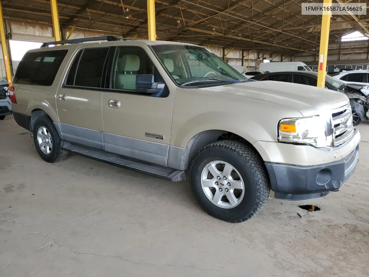 2007 Ford Expedition El Xlt VIN: 1FMFK16587LA56625 Lot: 63051425