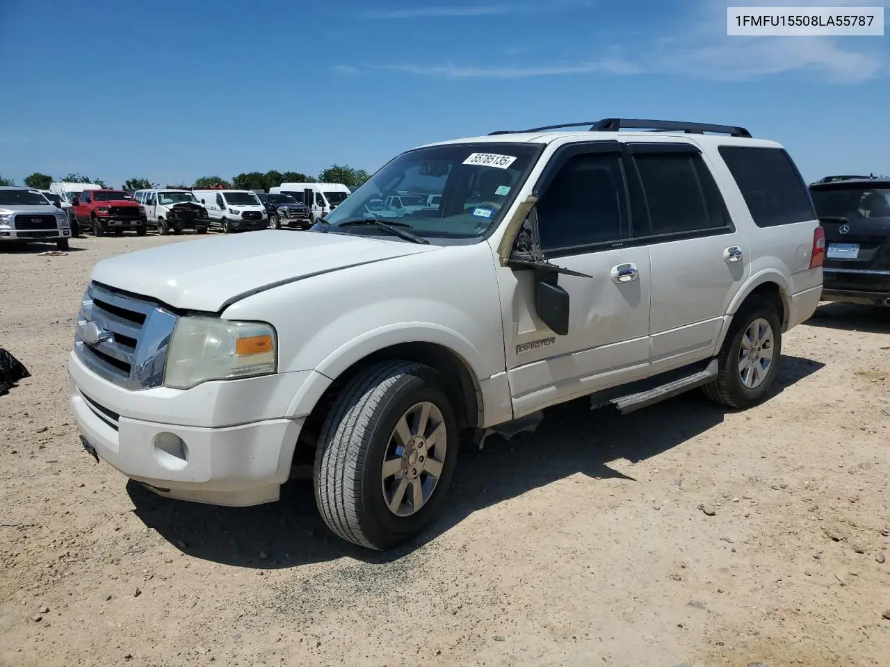 2008 Ford Expedition Xlt VIN: 1FMFU15508LA55787 Lot: 55785135