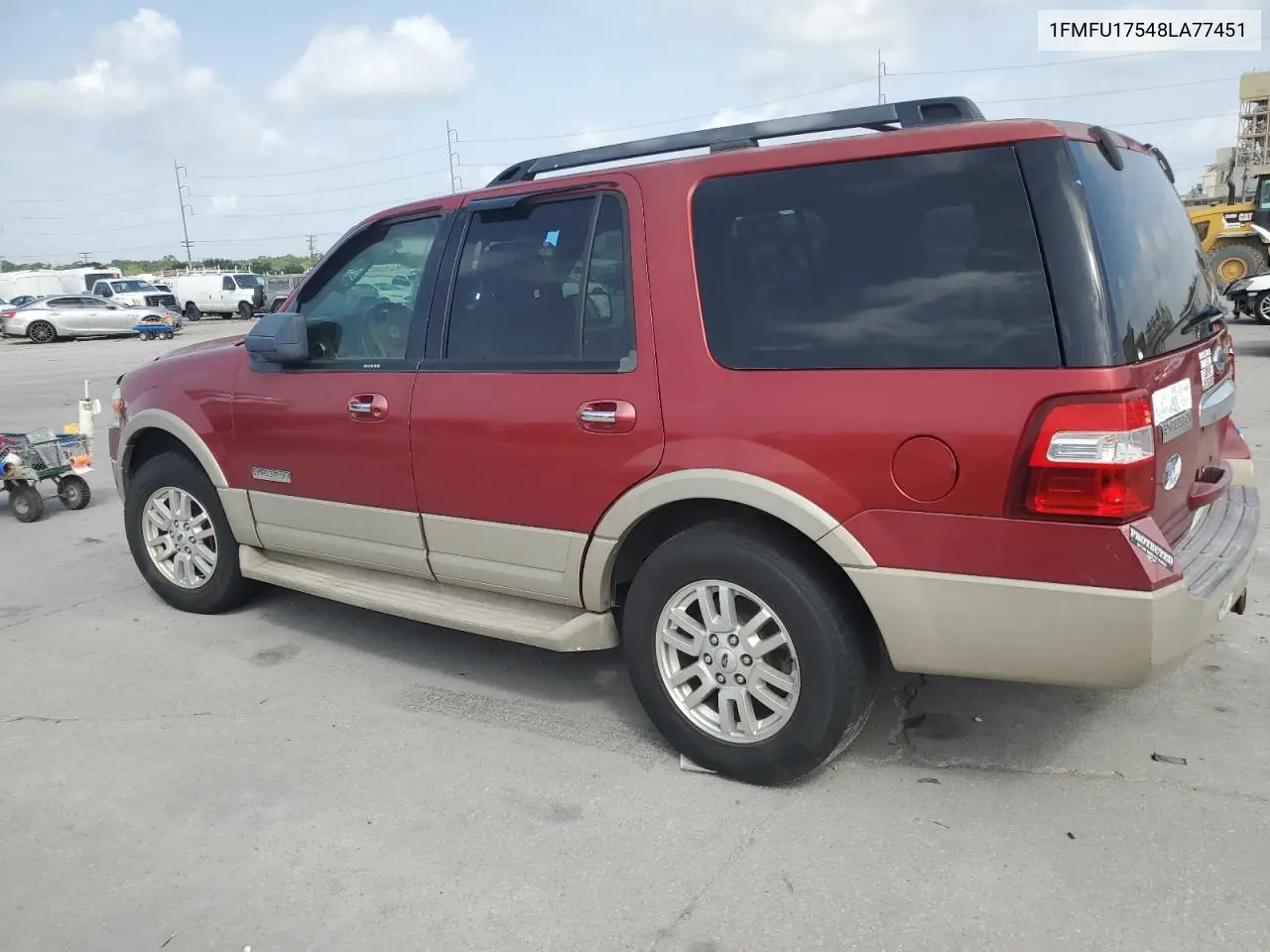 2008 Ford Expedition Eddie Bauer VIN: 1FMFU17548LA77451 Lot: 62851235