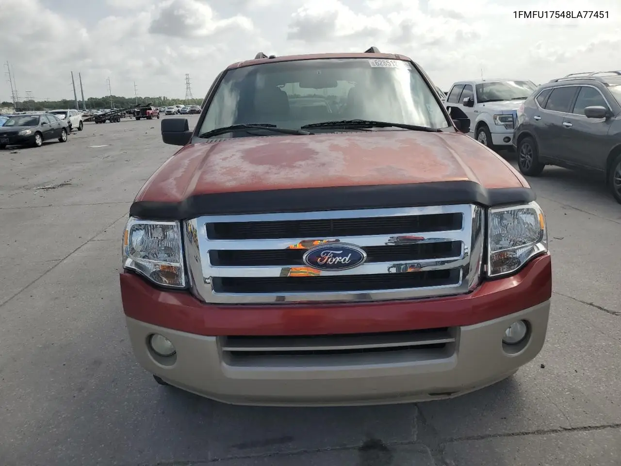 2008 Ford Expedition Eddie Bauer VIN: 1FMFU17548LA77451 Lot: 62851235
