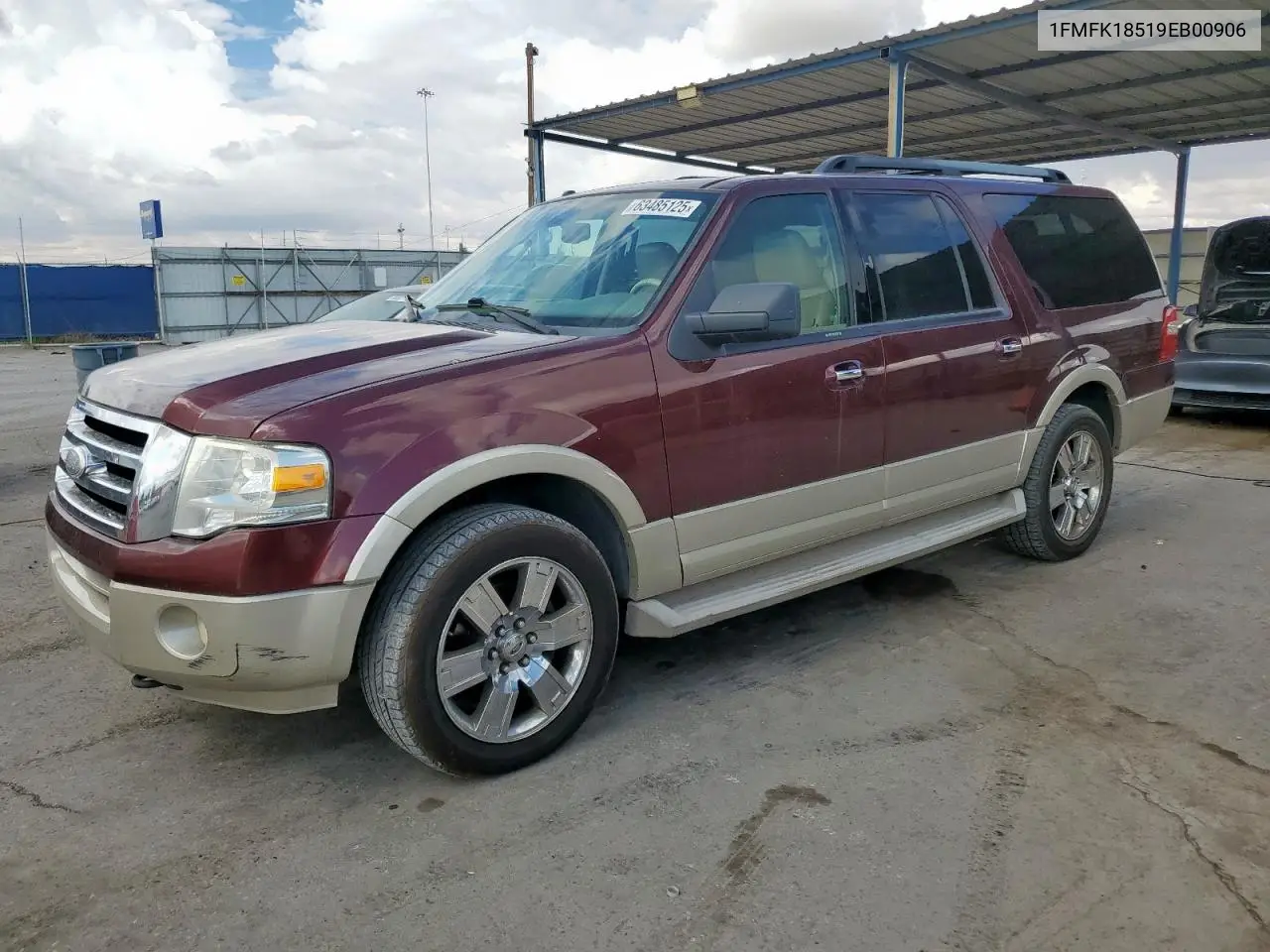 2009 Ford Expedition El Eddie Bauer VIN: 1FMFK18519EB00906 Lot: 63485125