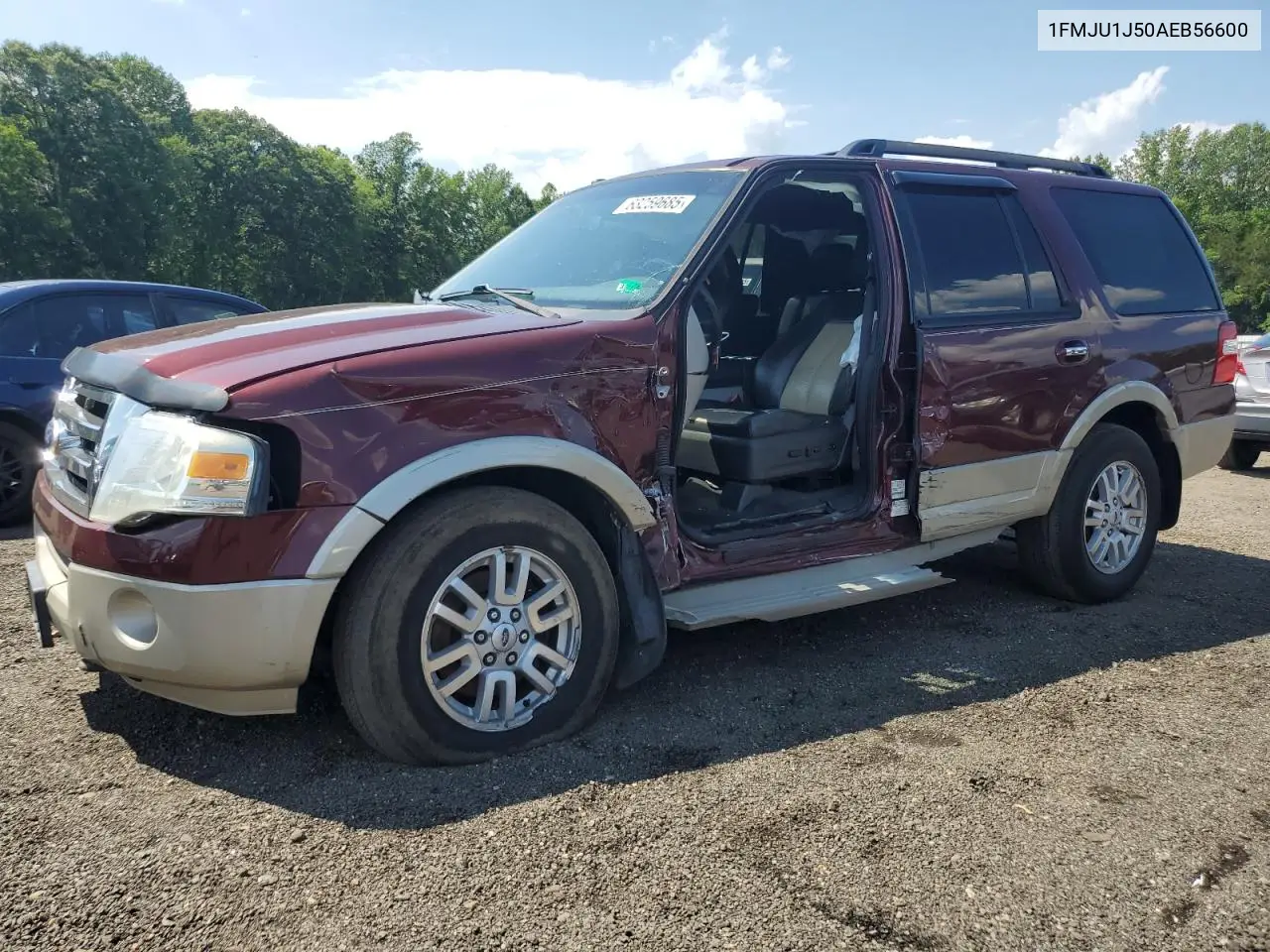 2010 Ford Expedition Eddie Bauer VIN: 1FMJU1J50AEB56600 Lot: 63259685