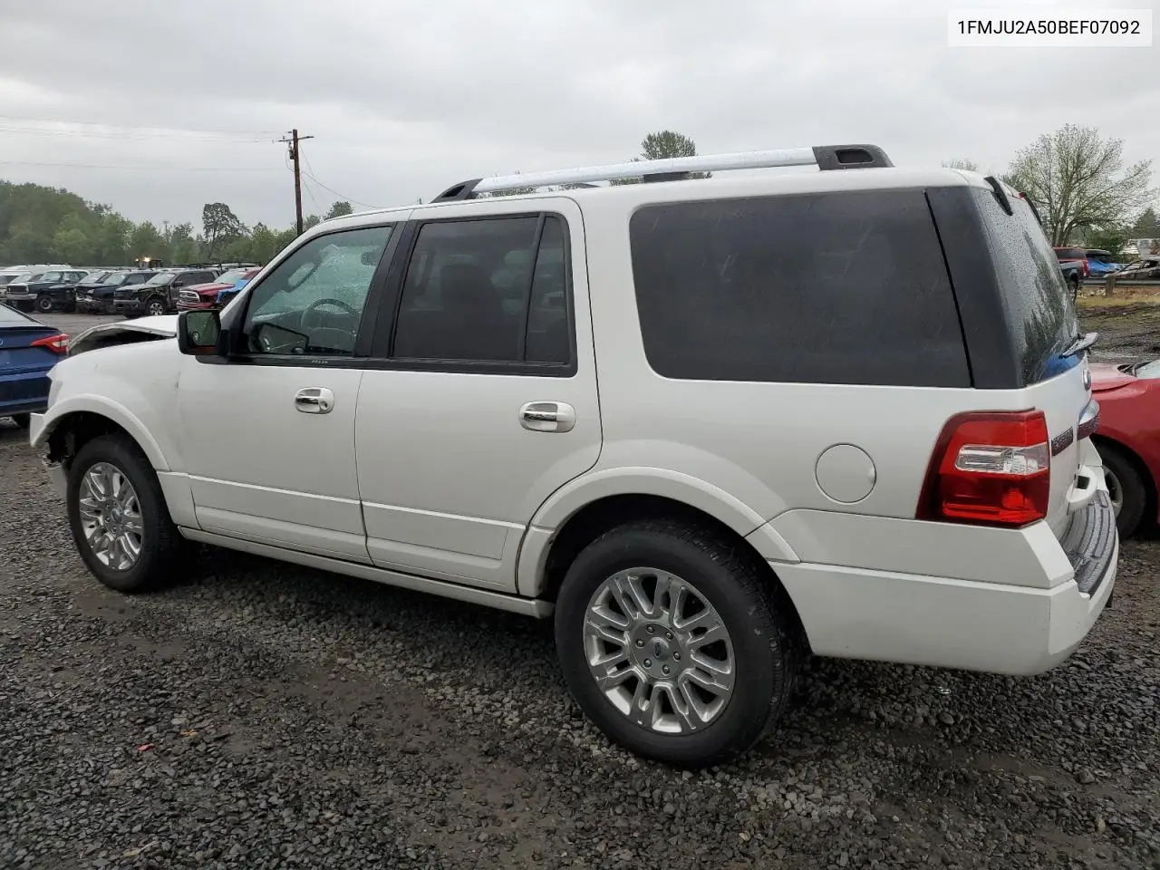 2011 Ford Expedition Limited VIN: 1FMJU2A50BEF07092 Lot: 55950025