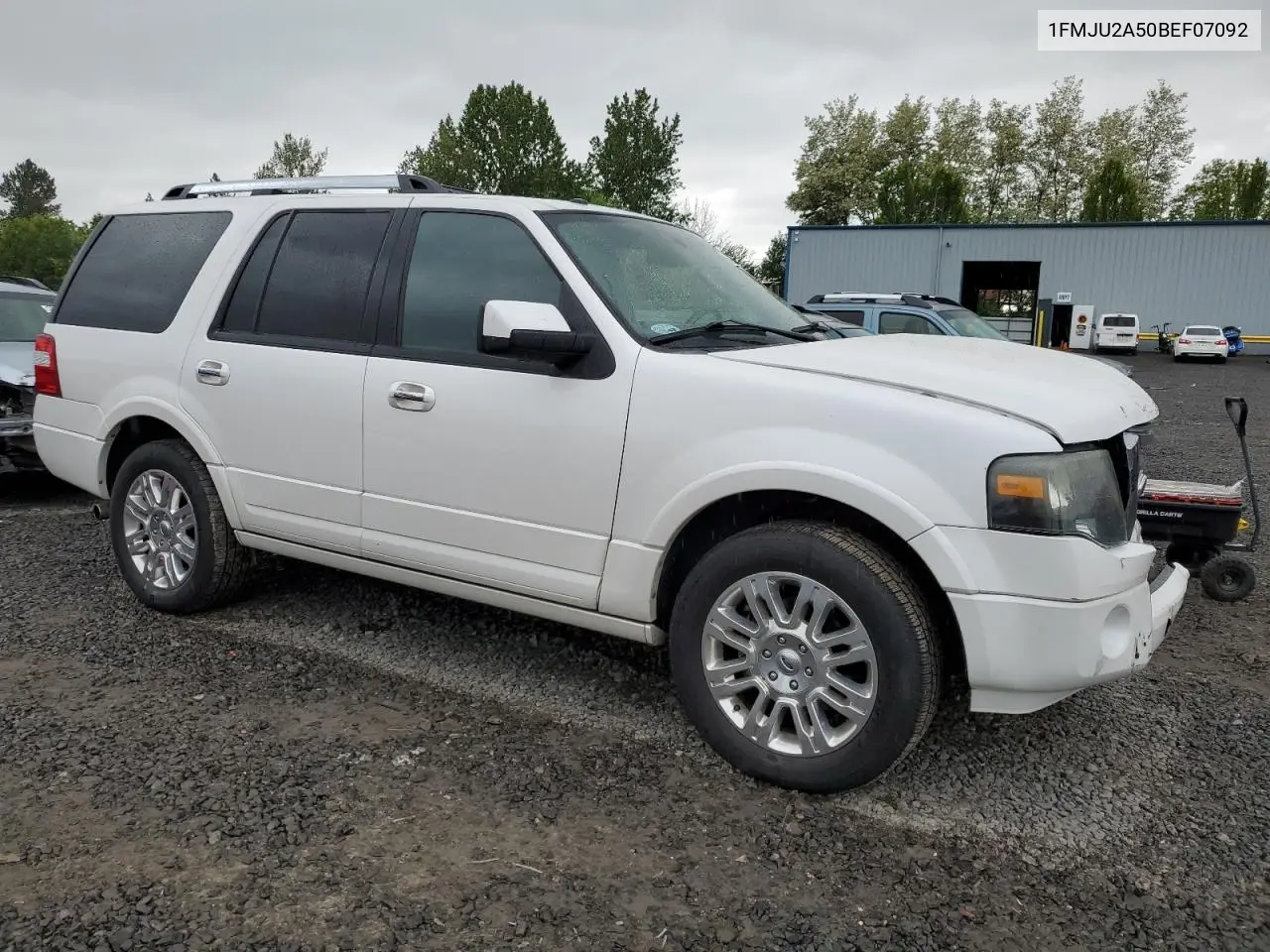 2011 Ford Expedition Limited VIN: 1FMJU2A50BEF07092 Lot: 55950025