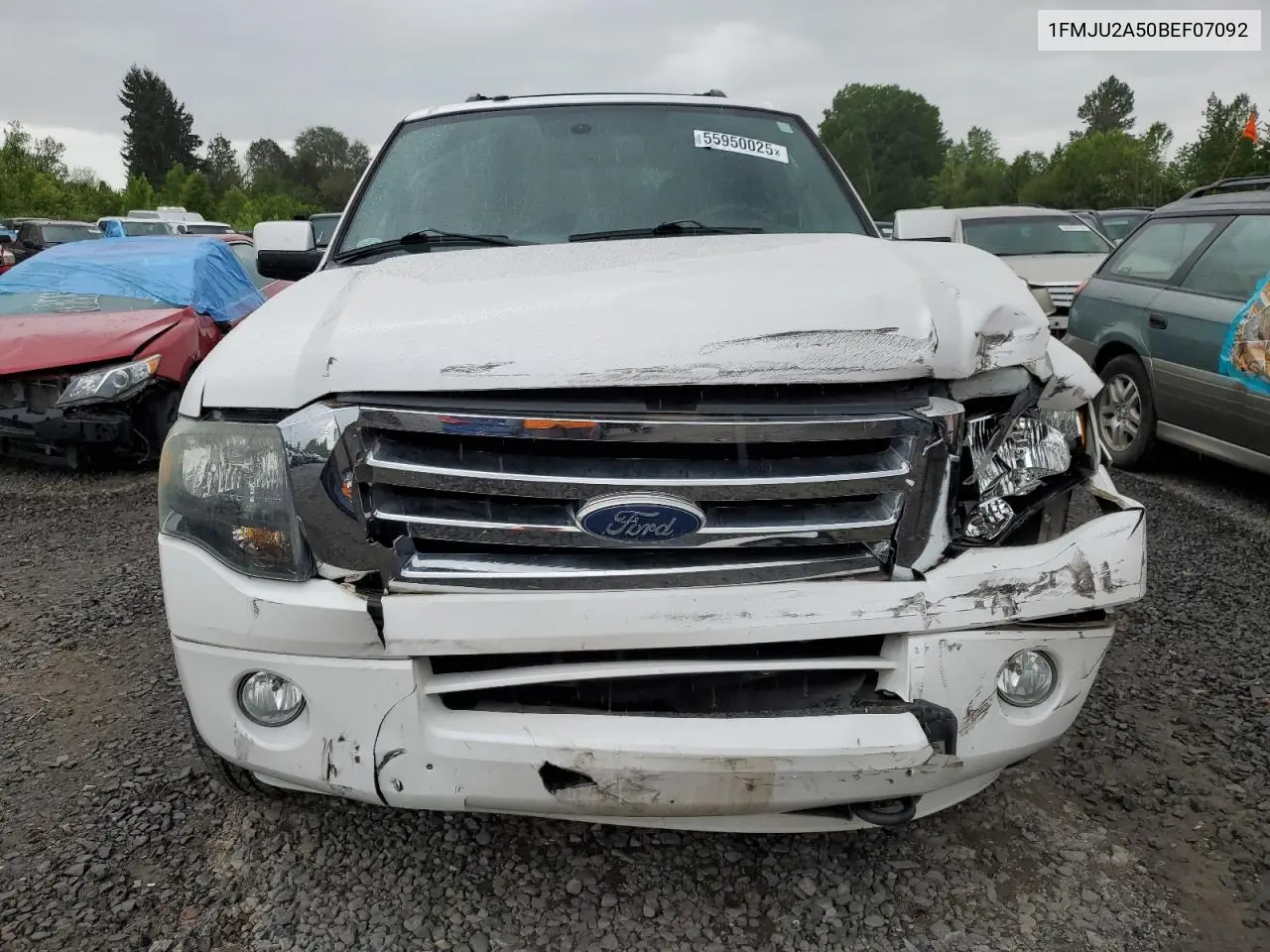 2011 Ford Expedition Limited VIN: 1FMJU2A50BEF07092 Lot: 55950025