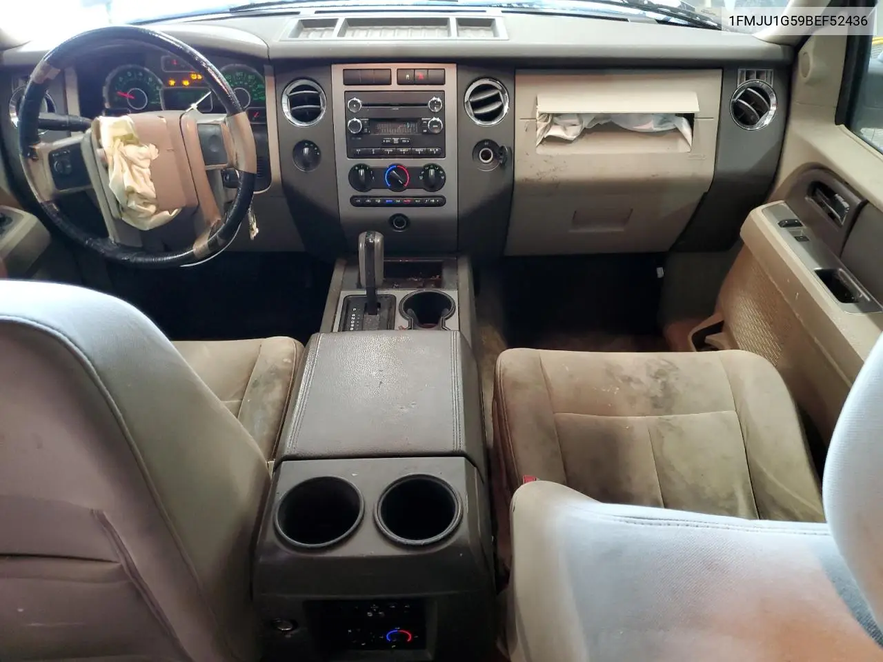 2011 Ford Expedition Xl VIN: 1FMJU1G59BEF52436 Lot: 61409415