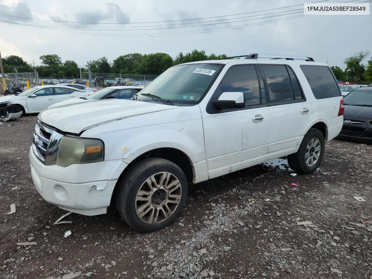 2011 Ford Expedition Limited VIN: 1FMJU2A53BEF28549 Lot: 62675135