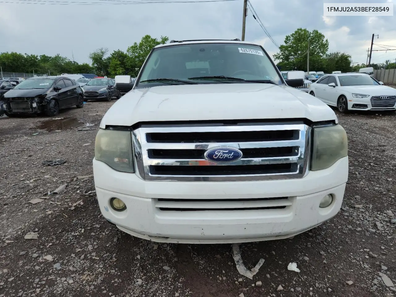 2011 Ford Expedition Limited VIN: 1FMJU2A53BEF28549 Lot: 62675135