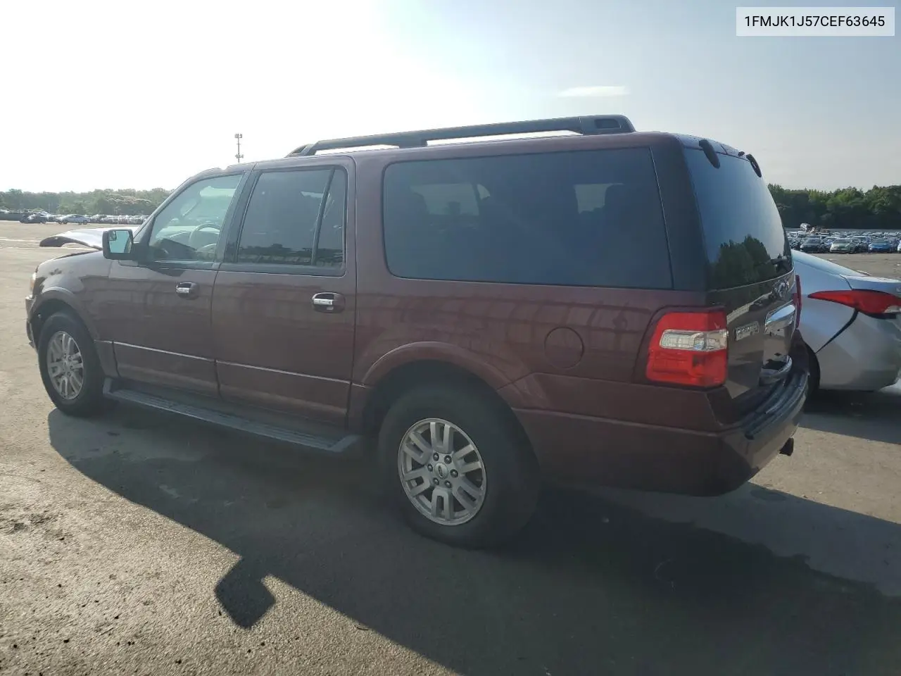 2012 Ford Expedition El Xlt VIN: 1FMJK1J57CEF63645 Lot: 62130665