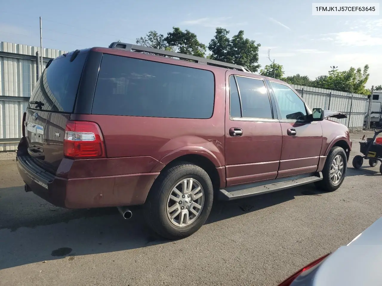 2012 Ford Expedition El Xlt VIN: 1FMJK1J57CEF63645 Lot: 62130665