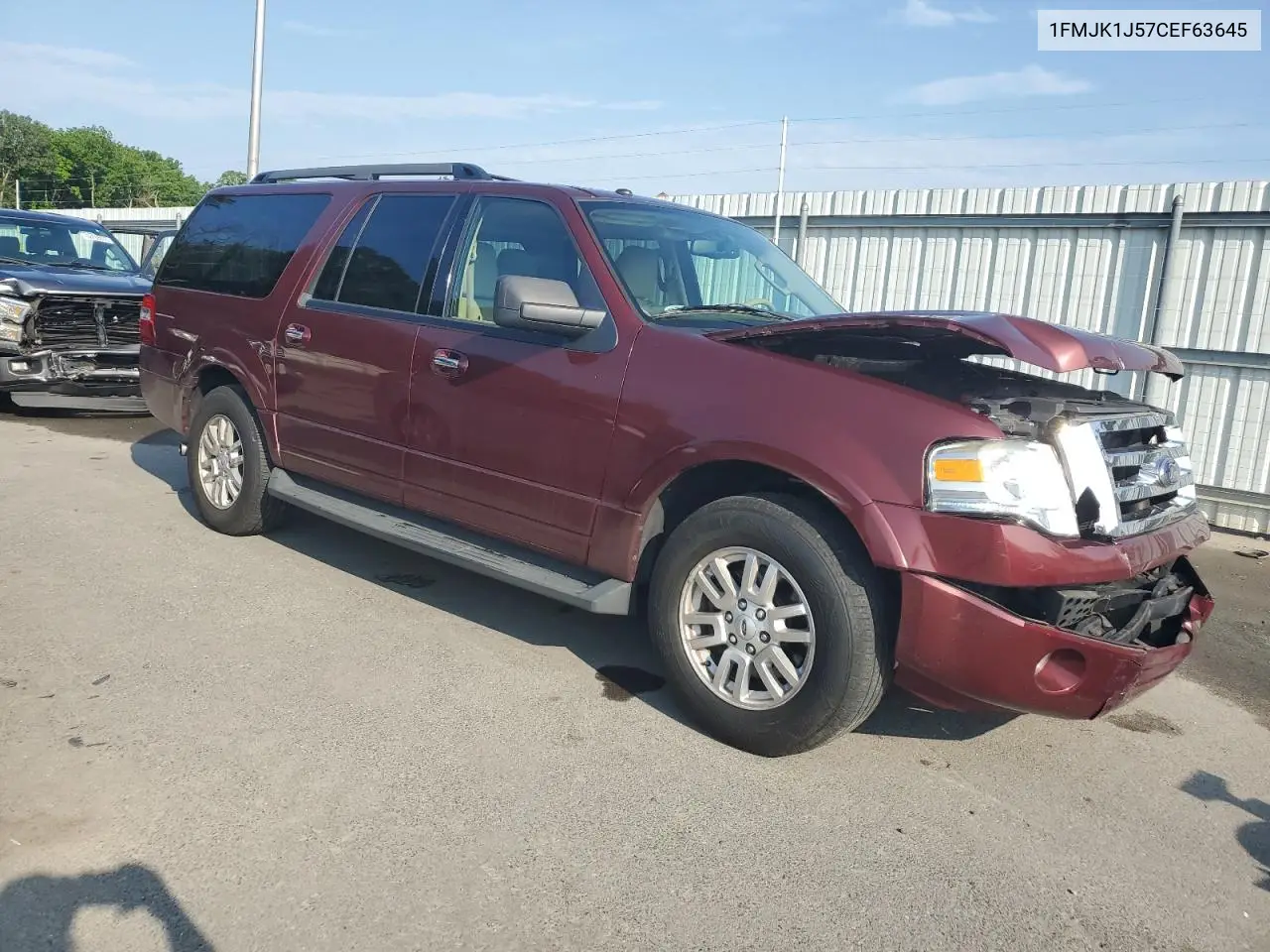 2012 Ford Expedition El Xlt VIN: 1FMJK1J57CEF63645 Lot: 62130665