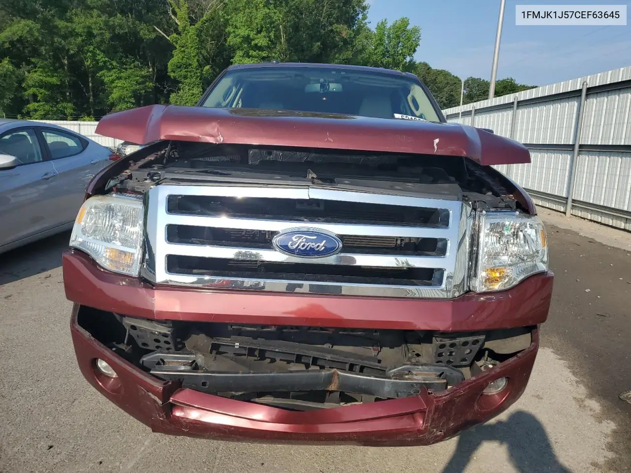 2012 Ford Expedition El Xlt VIN: 1FMJK1J57CEF63645 Lot: 62130665