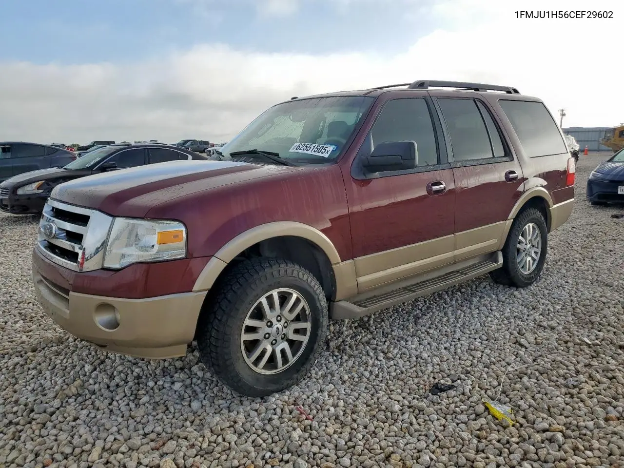 2012 Ford Expedition Xlt VIN: 1FMJU1H56CEF29602 Lot: 62551505