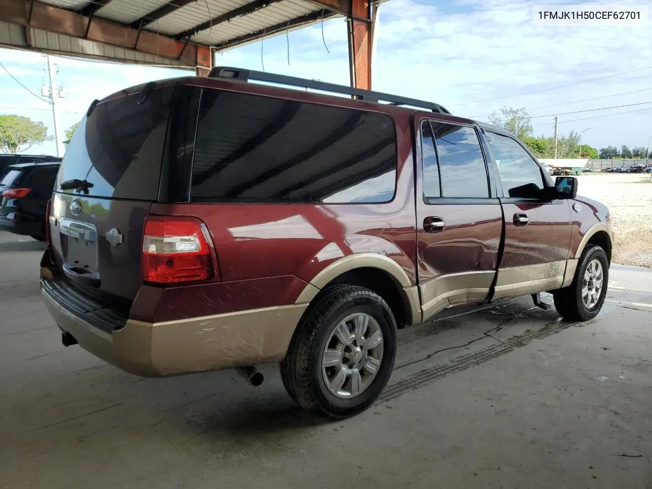 2012 Ford Expedition El Xlt VIN: 1FMJK1H50CEF62701 Lot: 62899155