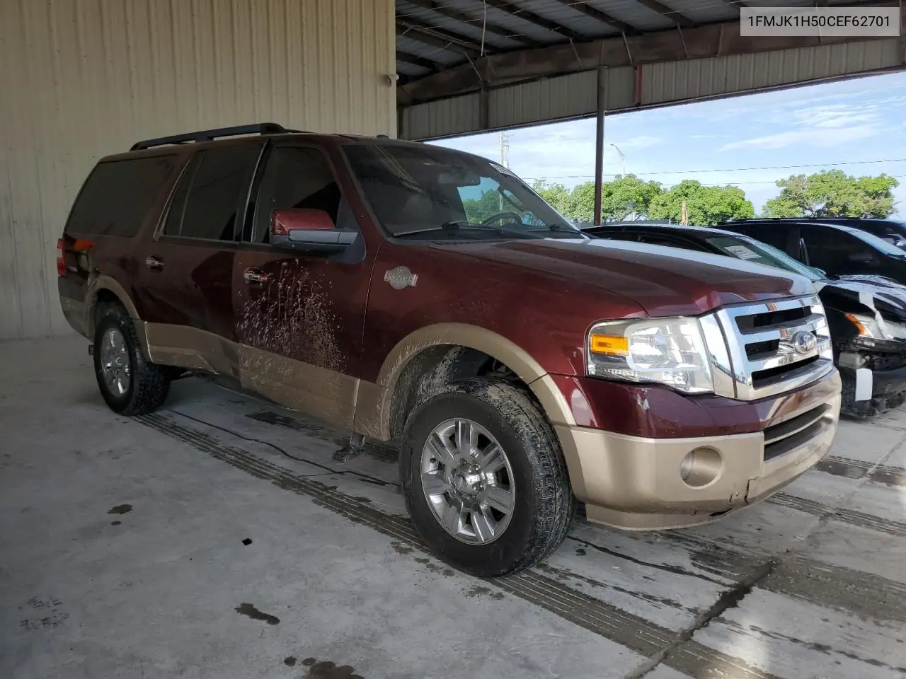 2012 Ford Expedition El Xlt VIN: 1FMJK1H50CEF62701 Lot: 62899155