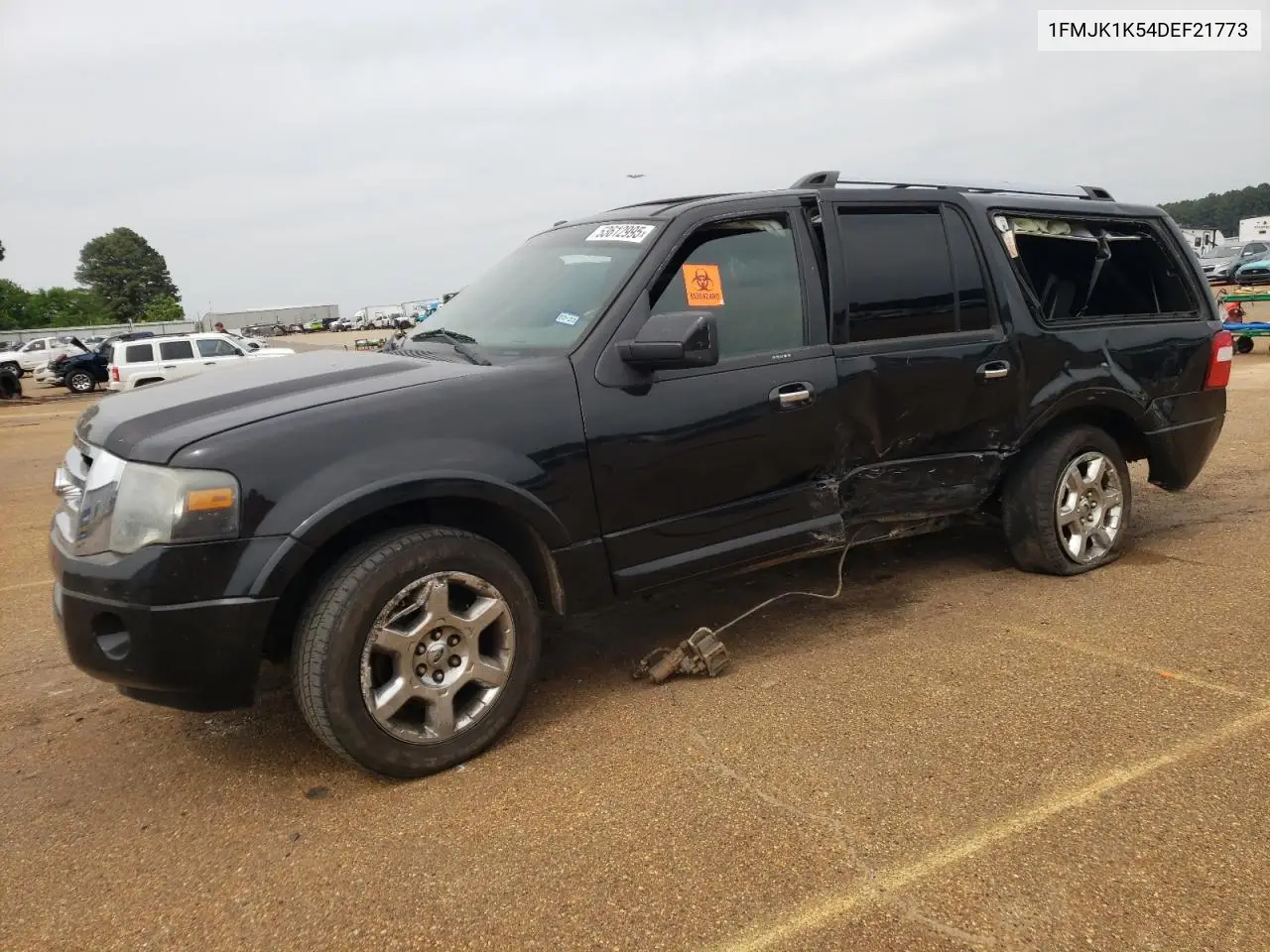 2013 Ford Expedition El Limited VIN: 1FMJK1K54DEF21773 Lot: 53612995