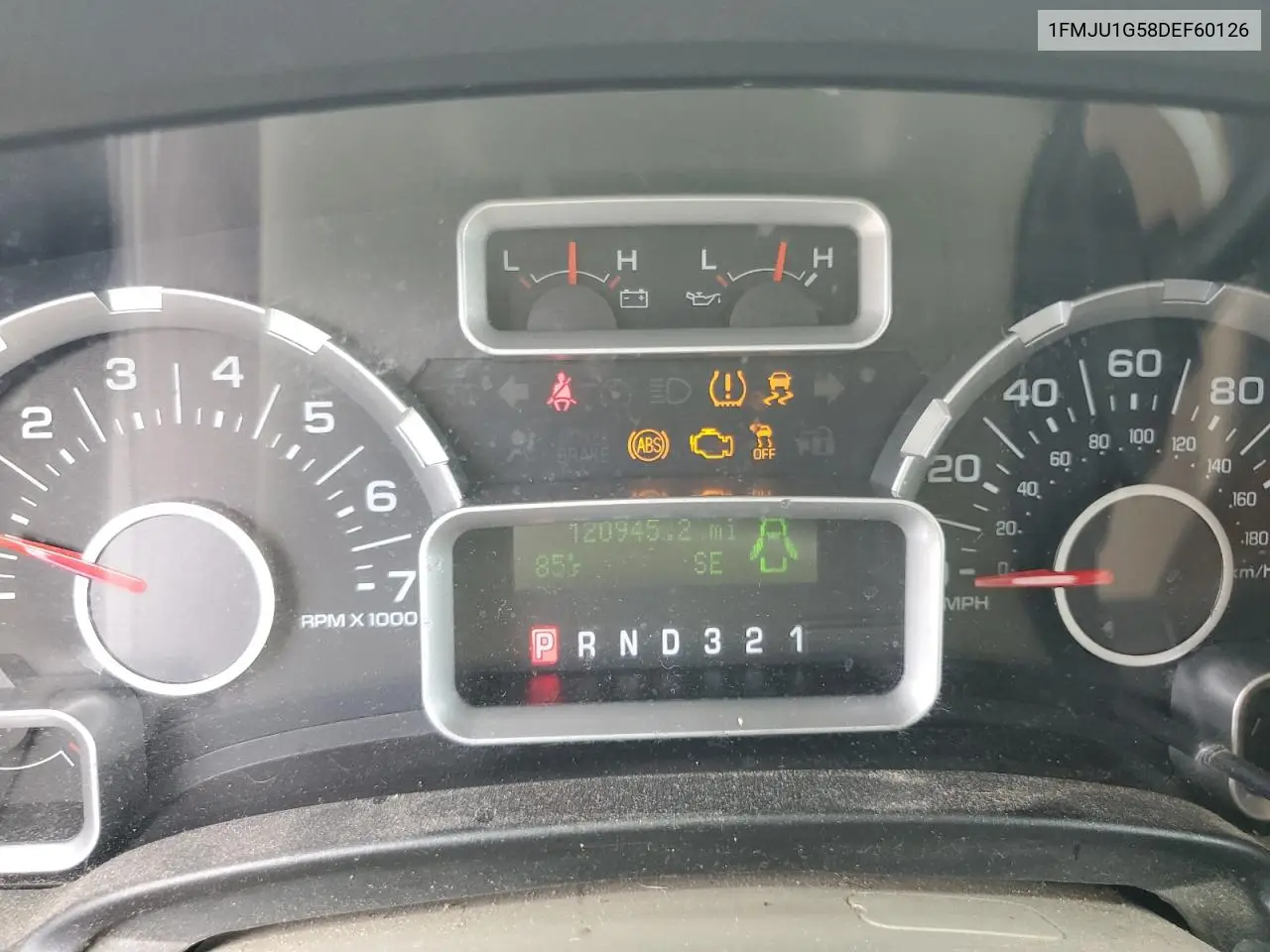 2013 Ford Expedition Xl VIN: 1FMJU1G58DEF60126 Lot: 56826465