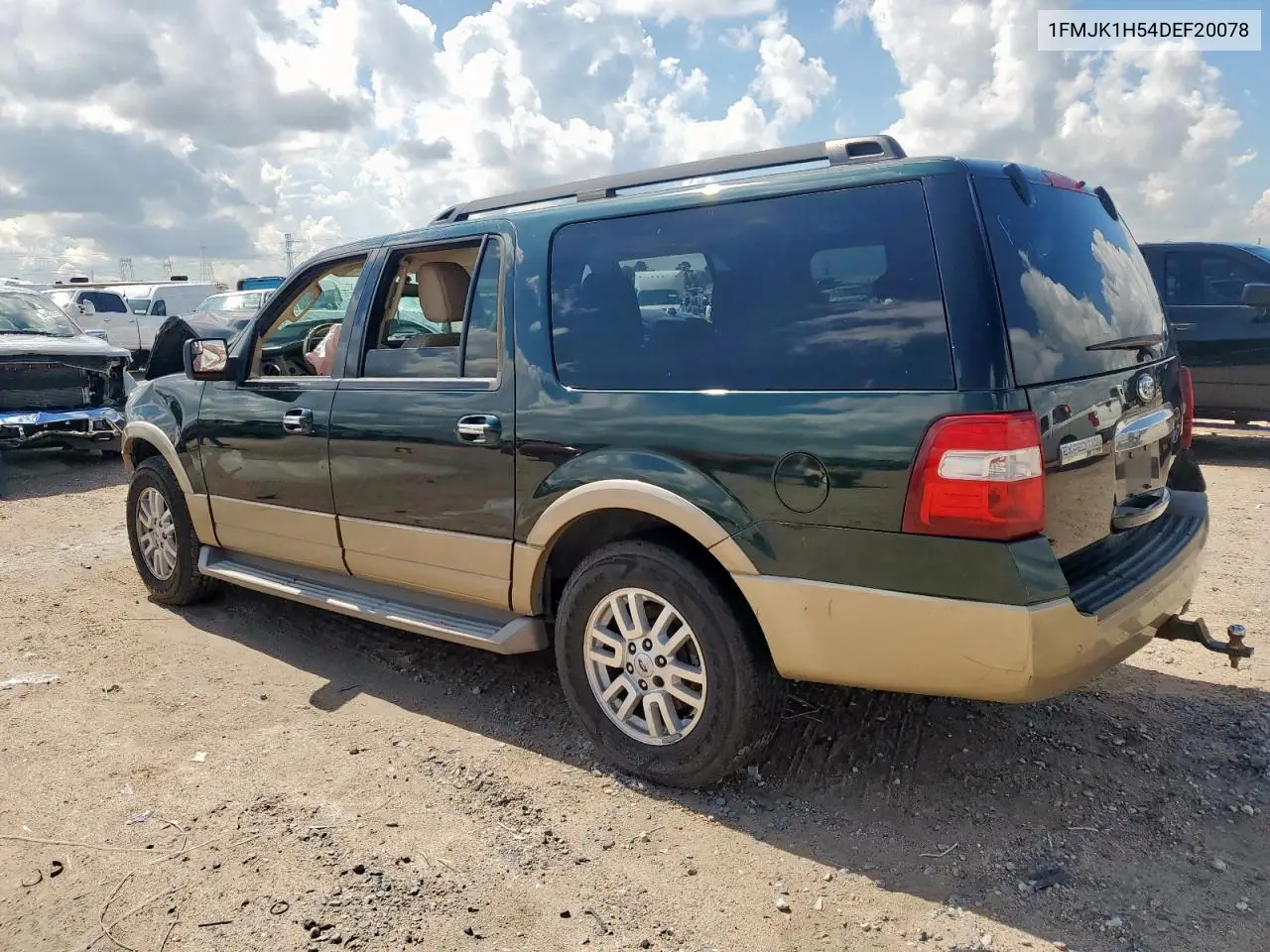 2013 Ford Expedition El Xlt VIN: 1FMJK1H54DEF20078 Lot: 62759265