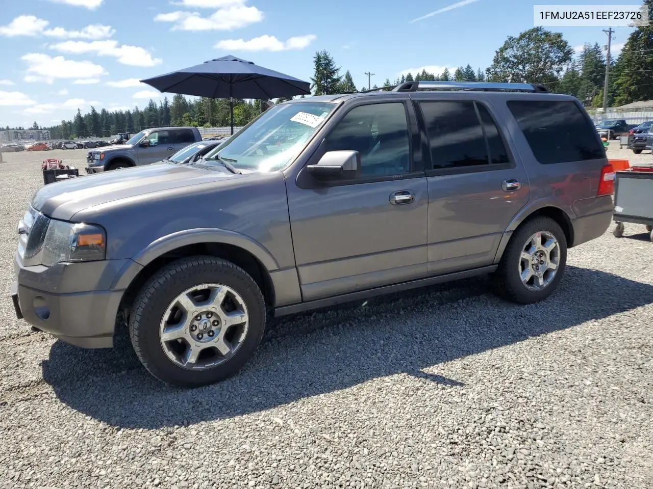 2014 Ford Expedition Limited VIN: 1FMJU2A51EEF23726 Lot: 63352215