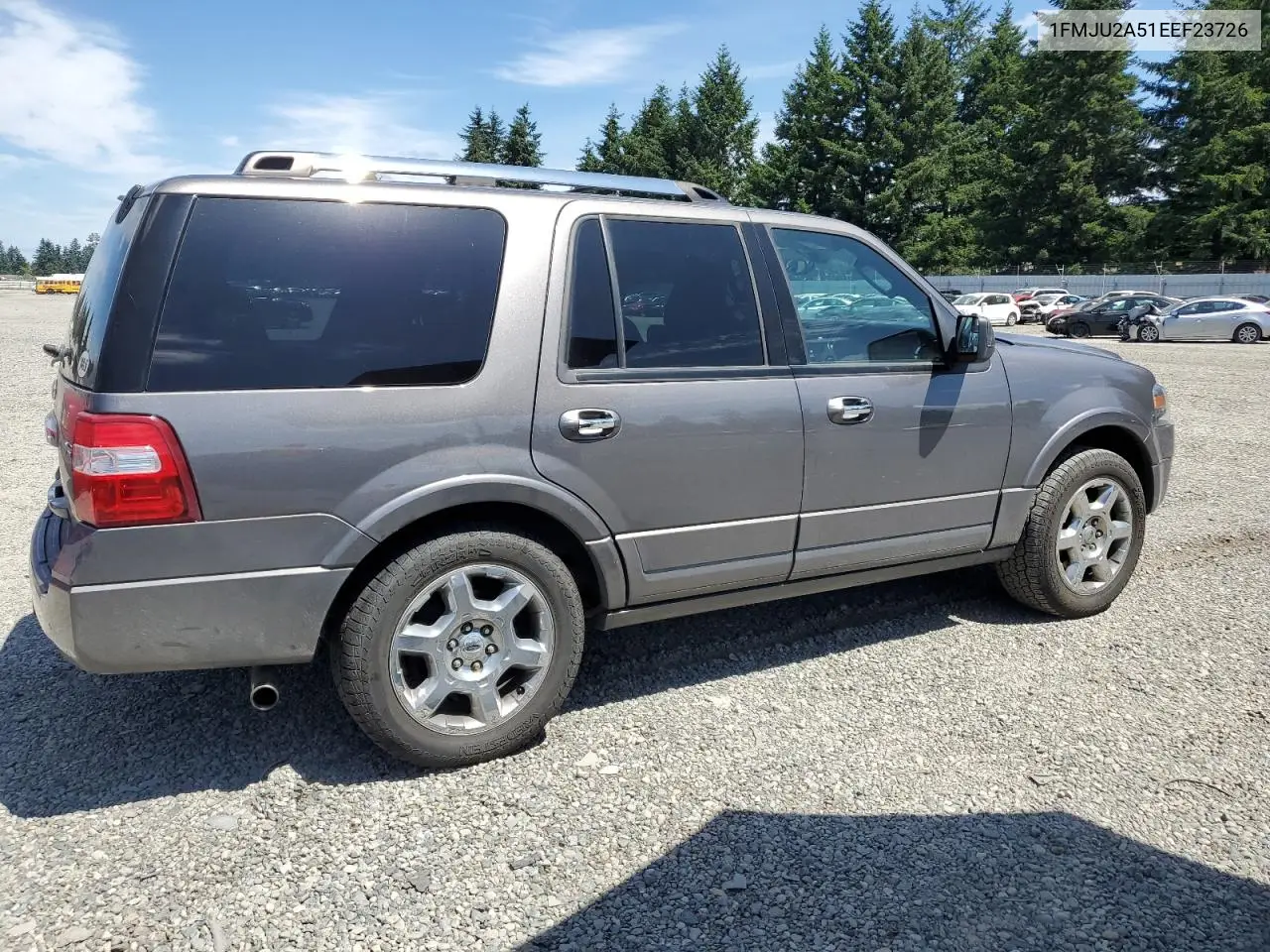 2014 Ford Expedition Limited VIN: 1FMJU2A51EEF23726 Lot: 63352215