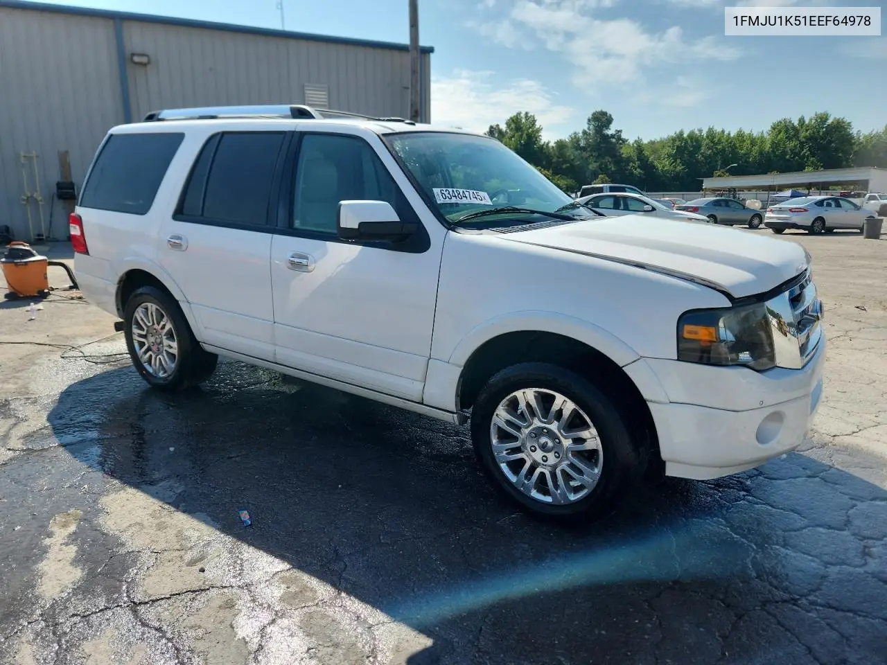 2014 Ford Expedition Limited VIN: 1FMJU1K51EEF64978 Lot: 63484745
