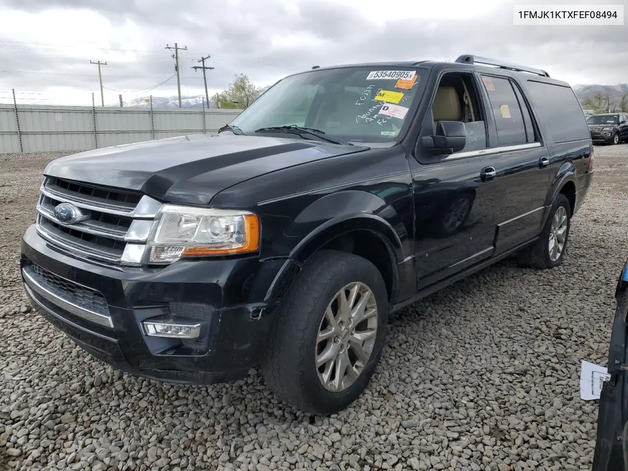 2015 Ford Expedition El Limited VIN: 1FMJK1KTXFEF08494 Lot: 53540905