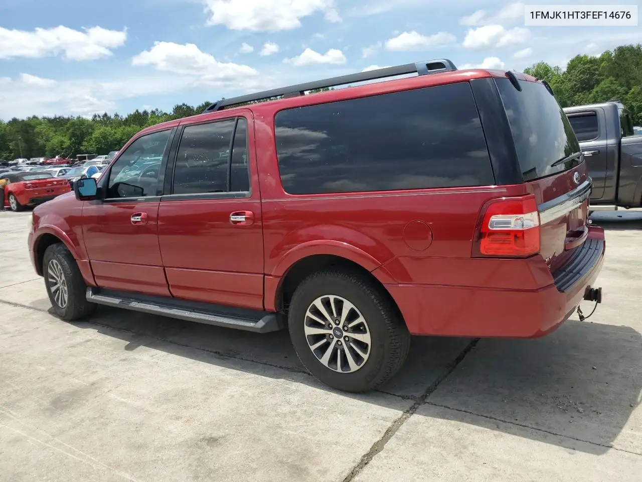 2015 Ford Expedition El Xlt VIN: 1FMJK1HT3FEF14676 Lot: 56483055