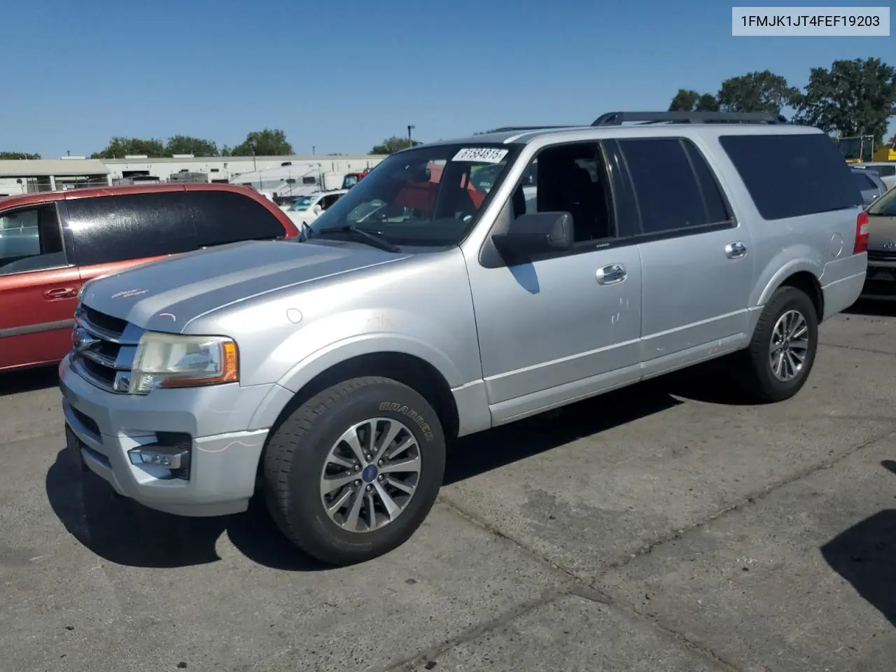 2015 Ford Expedition El Xlt VIN: 1FMJK1JT4FEF19203 Lot: 61584815